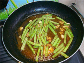 家常菜肴@@虾酱爆炒乌龟豆的做法步骤：8