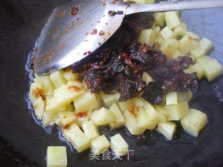 苏子叶泡菜烧土豆的做法步骤：6
