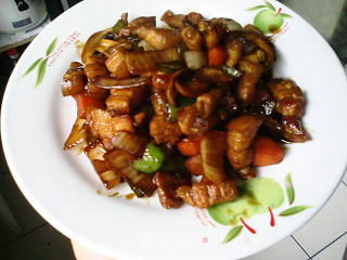 小炒肉的做法步骤：9