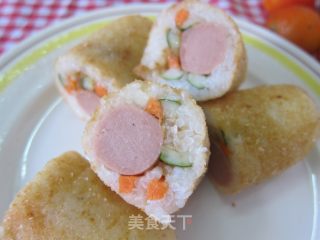 日式炸饭团的做法步骤：23