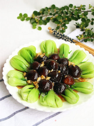 香菇油菜的做法