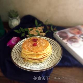 橙香松饼的做法
