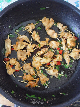 【自制小零食】香辣鸡肉片的做法步骤：8