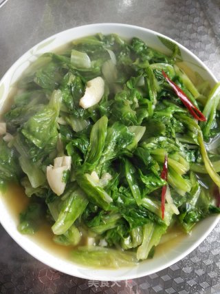 蒜蓉炒生菜的做法