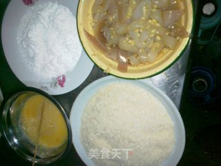 蒜香鱿鱼的做法步骤：2