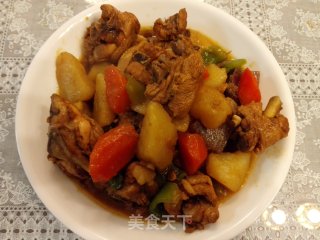 家常大盘鸡的做法