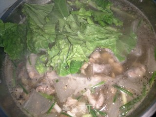 肉片火锅汤的做法