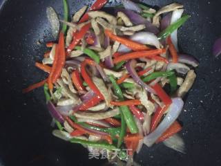 青椒肉丝的做法