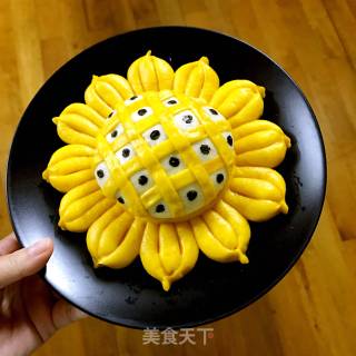 向日葵包子的做法