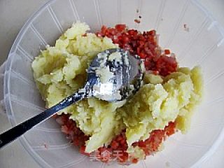 馋嘴小吃---洋葱火腿土豆饼（两种吃法）的做法步骤：10