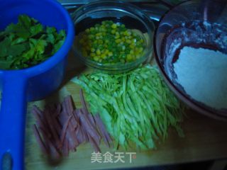 田园早餐饼的做法步骤：1