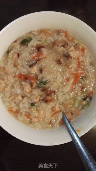 鳕鱼香菇粥的做法