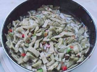 剁椒烧酸扁豆的做法步骤：6