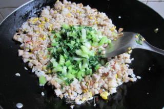 香芋杂锦炒饭的做法步骤：10