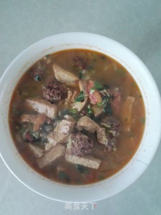 汆丸子豆腐汤的做法
