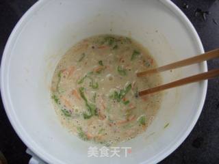 菜鸟也能做绵软可口的--------------------萝卜丝糊塌子的做法步骤：7