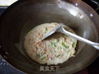 菜鸟也能做绵软可口的--------------------萝卜丝糊塌子的做法步骤：9