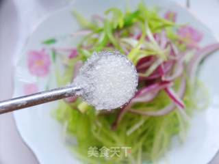 凉拌莴笋的做法步骤：5