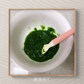 小白菜泥~6个月宝宝辅食的做法