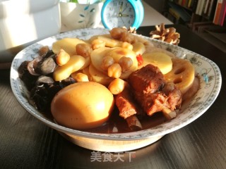五香卤藕片的做法