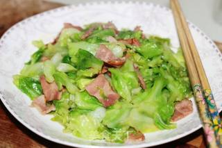 培根手撕圆白菜的做法步骤：5