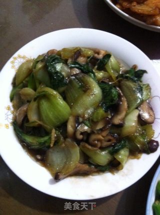 香菇油菜的做法