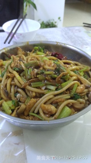 酱香炒米粉的做法