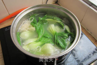 荤汤素面的做法步骤：8