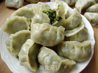 家常主食----油菜酱肉蒸饺的做法步骤：10