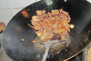 青椒回锅肉的做法步骤：8