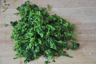 西洋菜圆子 与 奶酪汁的做法步骤：3