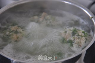 西洋菜圆子 与 奶酪汁的做法步骤：11