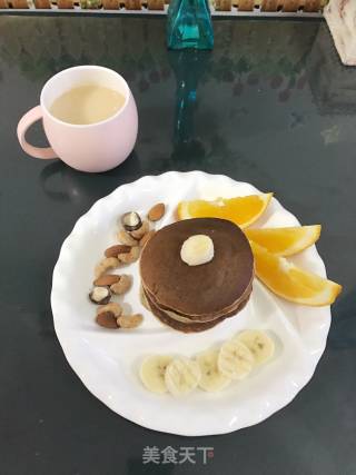 无油无水的 香蕉松饼的做法
