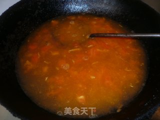 西红柿疙瘩汤的做法步骤：2