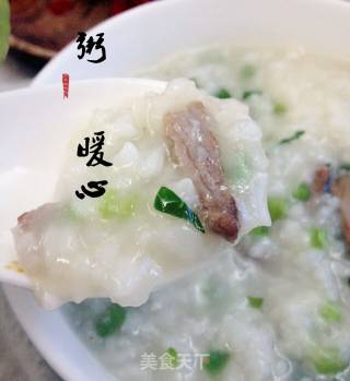 菠菜牛肉粥的做法