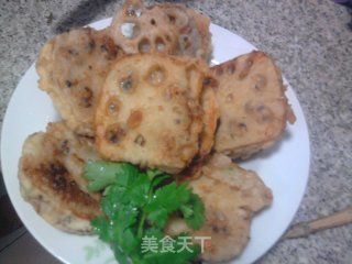 鸡肉香菇藕合的做法步骤：6