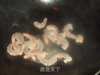 西兰花扒虾的做法步骤：2