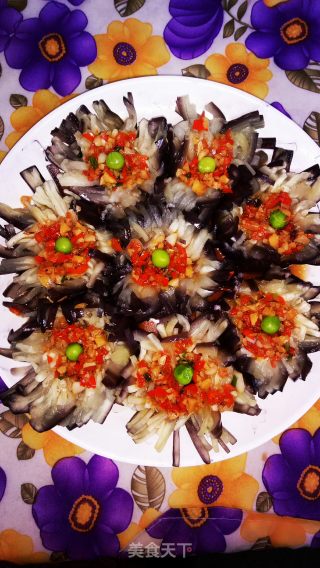 菊花茄子的做法