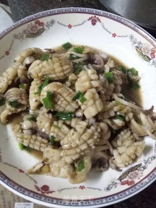 葱爆章鱼的做法