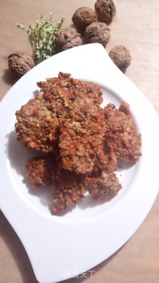 香脆核桃鸡脯的做法