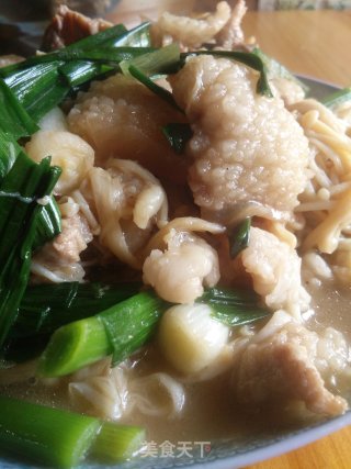 金针菇炒肉的做法