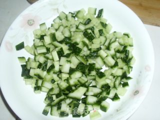 四丁炒饭的做法步骤：3