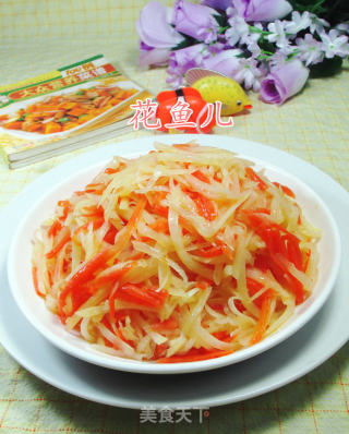 胡萝卜炒土豆的做法