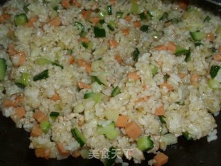 四丁炒饭的做法步骤：13