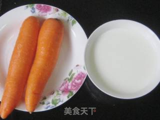 牛奶胡萝卜的做法步骤：1
