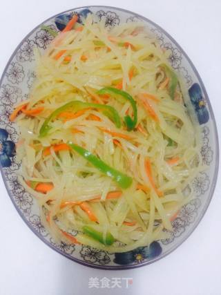 醋溜土豆丝的做法