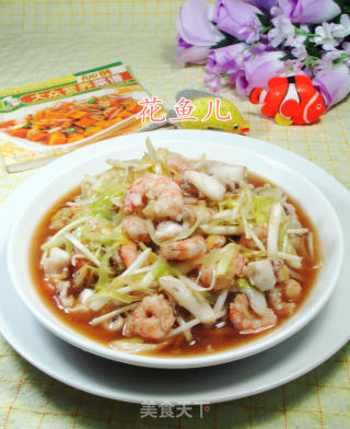 【宁波】韭菜芽虾仁炒乌贼的做法