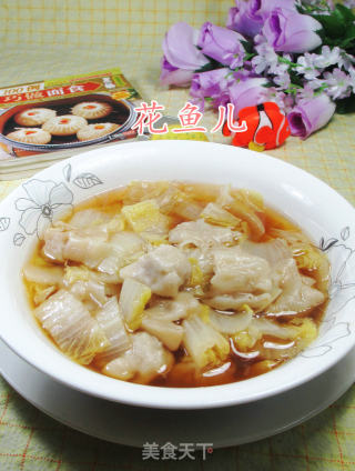 【宁波】白菜煮鲜虾小馄饨的做法