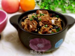 【南通】排骨香菇焖饭的做法