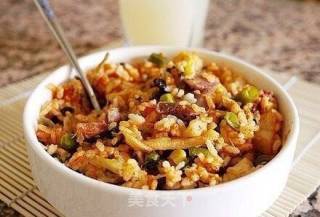 香肠土豆焖饭的做法